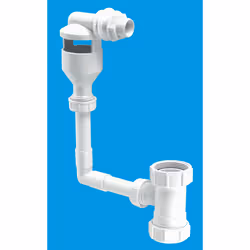 McAlpine TUNKIT-3 WC Overflow Kit with Tun Dish Overflow into flush pipe.