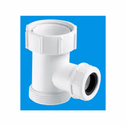 McAlpine V33S-22 Tee Piece 1½" BSP nut x 1½" BSP thread x 19/23mm Universal Connection