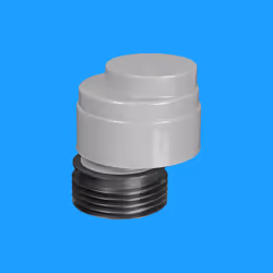 McAlpine VP100 Ventapipe 100 Air Admittance Valve with dual fit synthetic rubber finger seal outlet for 3"/75mm or 4"/110mm s ...