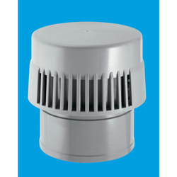 McAlpine VP100N Ventapipe 100 Air Admittance Valve with Solvent Weld Outlet for 4"/110mm soil pipe