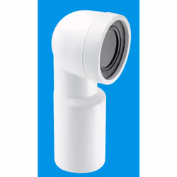 McAlpine WC-CON9 90 Bend Adjustable Length Rigid WC Connector