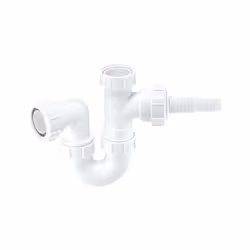 McAlpine WM2 Sink Trap with Horizontal Domestic Appliance Nozzle - 40mm