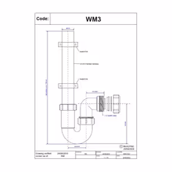 McAlpine WM3 Standpipe Appliance Trap - 40mm