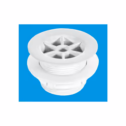 McAlpine WS5 1½" Shower Waste: 70mm White Plastic Flange x 1½" Tail: Backnut Model