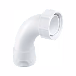 McAlpine Z1 2" 90? Bend - BSP Male Thread x BSP Coupling Nut