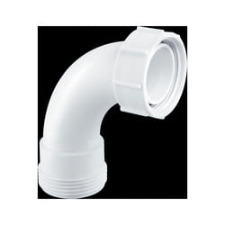 McAlpine Z1 2" 90? Bend - BSP Male Thread x BSP Coupling Nut