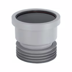 McAlpine DC1-GR Grey 4"/110mm Drain Connector