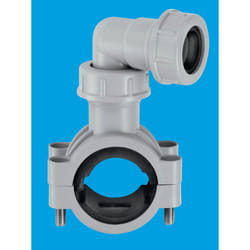 McAlpine CLAMP1GR Grey Pipe Clamp