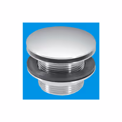 McAlpine CBW70-CB Chrome Plated Brass Clicker Bath Waste
