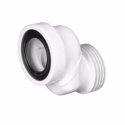 McAlpine WCLO-6 Offset WC Connector 6cm Durable ABS Construction