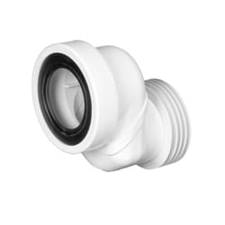 McAlpine WCLO-6 Offset WC Connector 6cm Durable ABS Construction