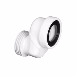 McAlpine WCLO-8 Offset 8cm WC Connector in ABS