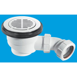 McAlpine ST90CPB-S 90mm x 50mm Water Seal Shower Trap