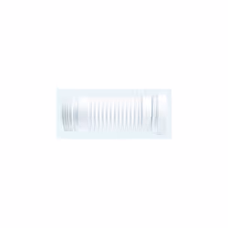 McAlpine WC-F18R Straight Flexible WC Connector - White