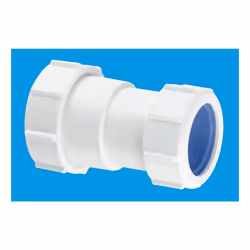 McAlpine ST28L-ISO 1¼" x 40mm Multifit Straight Connector - Multifit x European Pipe Size
