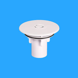 McAlpine ST90WHTOP+TUBE White Plastic Flange And Dip Tube For ST90 Traps