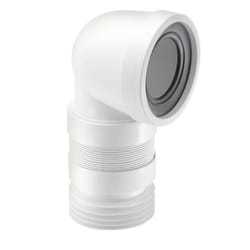 McAlpine WC-CON8F18 4"/110mm 90Â° Flexible WC Connector (Short Length)
