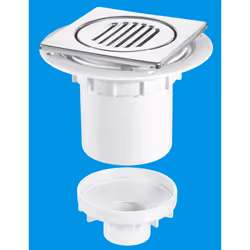 McAlpine TSG2-T150SS 75mm Water Seal Gully with Vertical Outlet for Tiled or Stone Floors