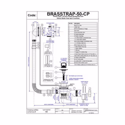 McAlpine BRASSTRAP-50-CP Chrome Plated Bath Trap Combined Waste & Overflow