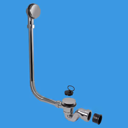McAlpine 25mm Chrome Bath Trap with Combined Waste and Overflow BRASSTRAP-25-CP