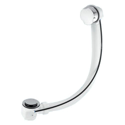McAlpine PUB-CPB-1M 1Â½" x 70mm Polished Stainless Steel Flange Pop-Up Bath Waste and Overflow 1M