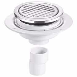 McAlpine USG2-R125SS Untrapped Gully with 2" Vertical Outlet with 2" x 1½" Reducer and Round Tile