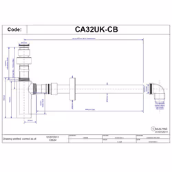 McAlpine CA32UK-CB Chrome Plated Basin Bottle Trap - 1 1/4" BSP