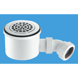 McAlpine 90mm High-Flow Shower Trap - Flush fitting  ST90CPB-P-HP2