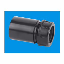 McAlpine R16-BL 1¼" x 19/23mm Reducer in ABS Black