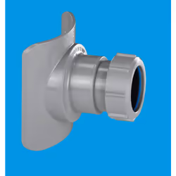 McAlpine BOSSCONN82-GR Grey Mechanical Soil Pipe Boss Connector for 57mm hole saw size