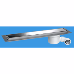 McAlpine CD900-P Polished Stainless Steel Standard Channel Drain - 848mm