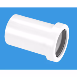 McAlpine T18-ABS 1Â½" Straight Connector - Pushfit x Solvent-Weld