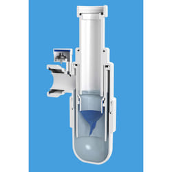 McAlpine A10AV-SV 75mm Water Seal Anti-Syphon (Silentrap) Adjustable Inlet Bottle Trap with Silicone Non-Return Valve and Multifit Outlet