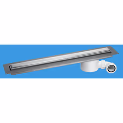 McAlpine CD600-O-P Polished Stainless Steel Slimline Channel Drain - 548mm