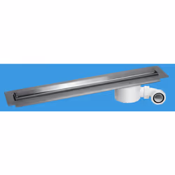 McAlpine CD700-O-B Brushed Stainless Steel Slimline Channel Drain - 648mm
