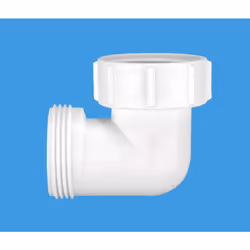 McAlpine S4U 1Â¼" 90 Bend - Female Inlet Nut x BSP Male Connector