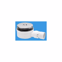 90mm x 25mm Water Seal Slim Shower Trap with 11/2" Solvent Weld Outlet