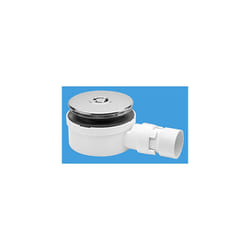 90mm x 25mm Water Seal Slim Shower Trap with 11/2" Solvent Weld Outlet