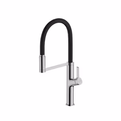 McAlpine Kinloch Rubber Hose Dual Function Aerator Kitchen Mixer Tap - Chrome