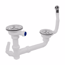 McAlpine SK2-BWS Kitchen Sink Waste 2 Basket Strainer Wastes (No Trap)