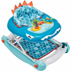 MyChild Dino 3-in-1 Walk n Rock, Aqua, Dino