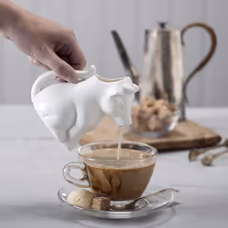 WM Bartleet & Sons 1750 T183 Cow Milk Jug, White