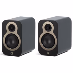 Q Acoustics 3010c Bookshelf Speakers - Black