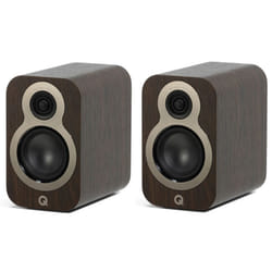 Q Acoustics 3010c Bookshelf Speakers - Walnut