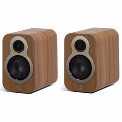 Q Acoustics 3010c Bookshelf Speakers - Oak