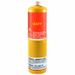 Faithfull Gas Cylinder with MAPP CGA600 Fitting