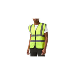 Supertouch 32343 Zipped Hi Vis Vest, Large, Yellow
