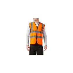 Supertouch 32381 Zipped Hi Vis Vest, Small, Orange