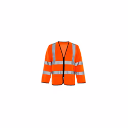 Supertouch 32682 Long Sleeved Hi Vis Zip Vest, Medium, Orange