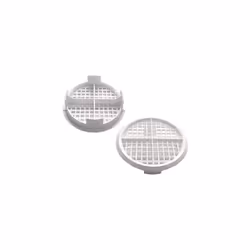 10 Number Timloc 70mm White Plastic Round Circular Push in Soffit Air Vents Vivarium